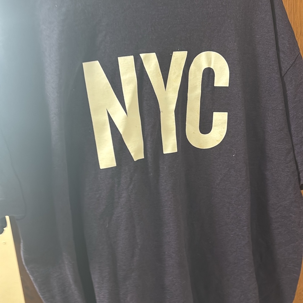 Gildan Navy Blue NYC Short Sleeve Tee